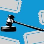 Image depicting a concert arena or a legal gavel, symbolizing the antitrust lawsuit against Live Nation-Ticketmaster.