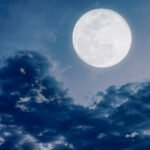 The March Lunar Eclipse: A Cosmic Call for Transformation and Release 3 A stunning image of a total lunar eclipse, with the moon glowing red against a dark, starry sky.