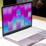 Apple MacBook Neo laptop showcasing its sleek design and vibrant color options