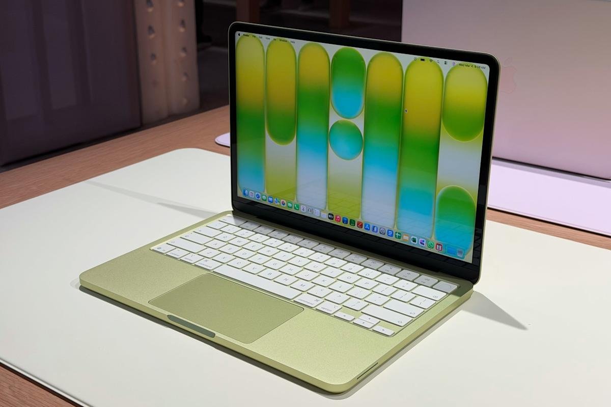 Apple's MacBook Neo: A $599 Laptop That Redefines 'Budget' 3 A vibrant MacBook Neo laptop showcasing its colorful aluminum chassis