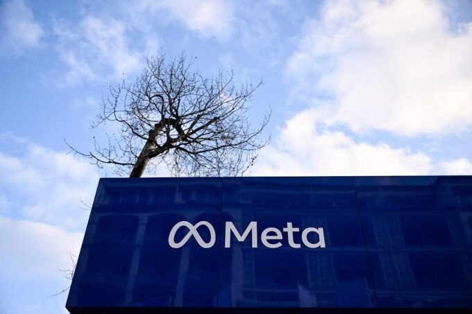 Meta's booth at the World Economic Forum (WEF) annual meeting in Davos, January 2026, symbolizing its presence in global tech discussions.