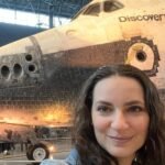 The Space Shuttle Discovery on display at the Steven F. Udvar-Hazy Center