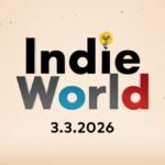 Nintendo Switch logo with various indie game characters and the Indie World Showcase branding.