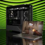 Rendu conceptuel d'une carte graphique Nvidia GeForce RTX 5050, symbolisant l'innovation et les défis du marché.