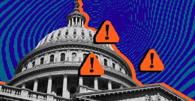 Illustration depicting a digital ID card or age verification process on a smartphone screen, symbolizing online age gating.