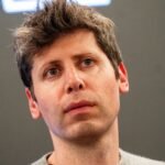 Sam Altman, CEO of OpenAI, speaking during a media tour of an AI data center.
