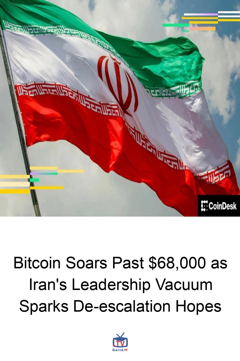 Bitcoin Soars Past $68,000 as Iran's Leadership Vacuum Sparks De-escalation Hopes 4 Pinterest Hidden