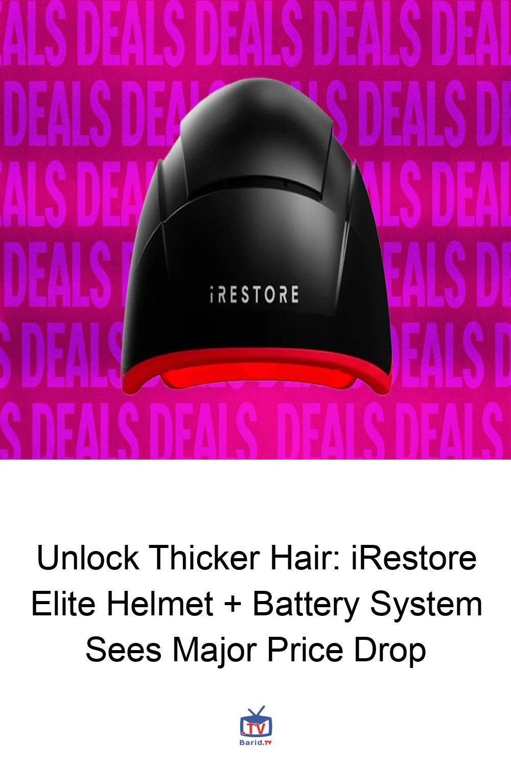 Unlock Thicker Hair: iRestore Elite Helmet + Battery System Sees Major Price Drop 4 Pinterest Hidden