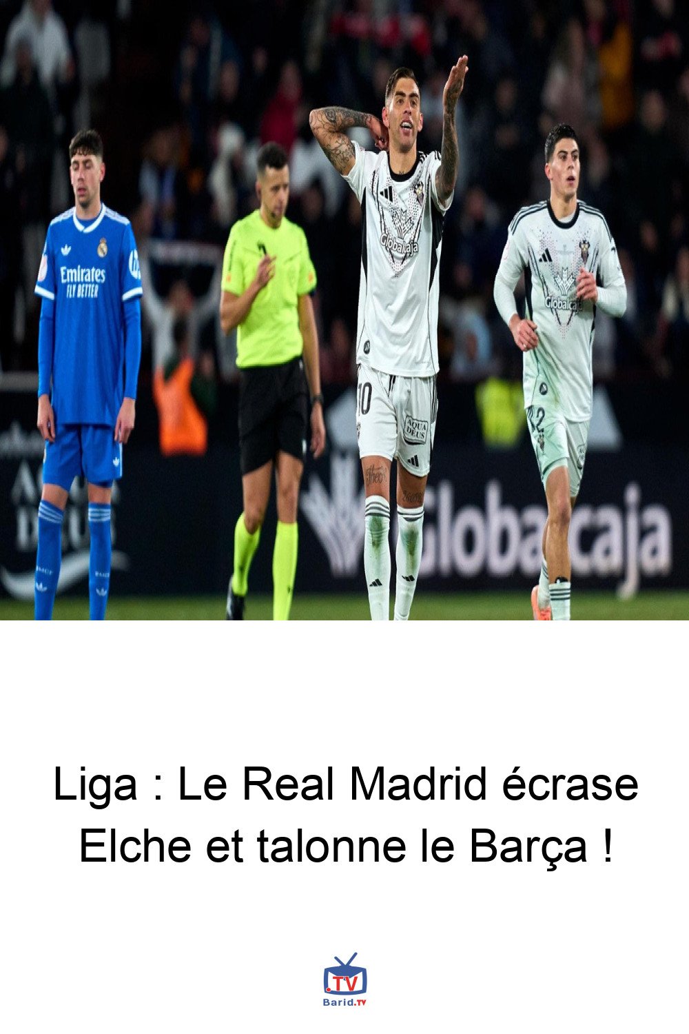 Liga : Le Real Madrid écrase Elche et talonne le Barça ! 4 Pinterest Hidden