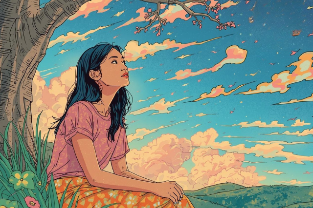 Unlocking Your Inner Superpower: How Gratitude Transforms Life's Toughest Chapters 3 A person writing in a gratitude journal, bathed in soft morning light, symbolizing reflection and new beginnings.