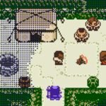 Gameplay screenshot of Ratcheteer DX, showing a character with a wrench in a pixelated, top-down environment.