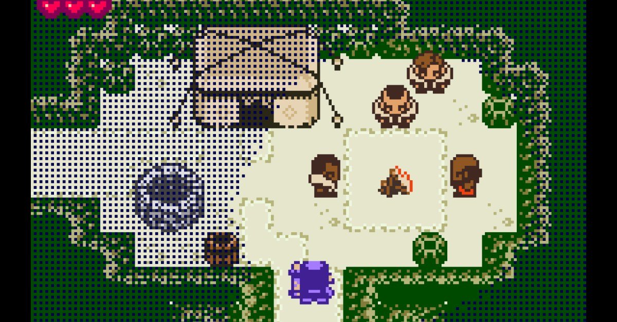 Gameplay screenshot of Ratcheteer DX, showing a character with a wrench in a pixelated, top-down environment.