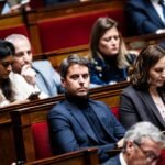 Gabriel Attal à l'Assemblée nationale, en pleine campagne municipale, le 17 février 2026.