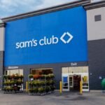 Sam's Club logo with shopping cart full of diverse products, symbolizing bulk savings and convenience for spring refresh.