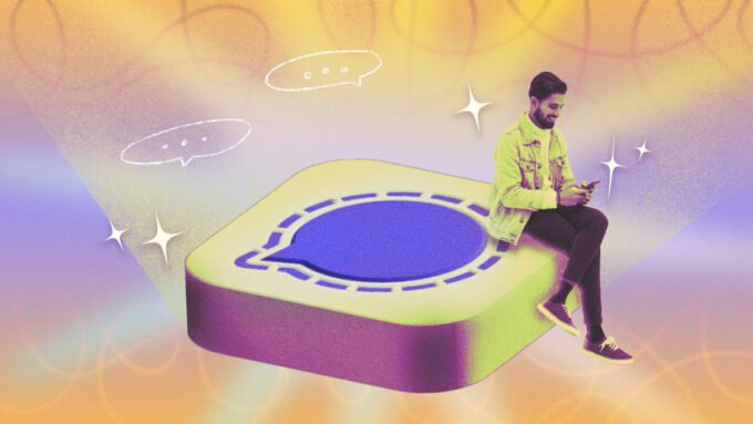 Unlock Signal's Full Potential: 10 Essential Privacy & Security Hacks 5 A smartphone displaying the Signal app interface, with privacy and security icons overlaid, representing enhanced user control and data protection.