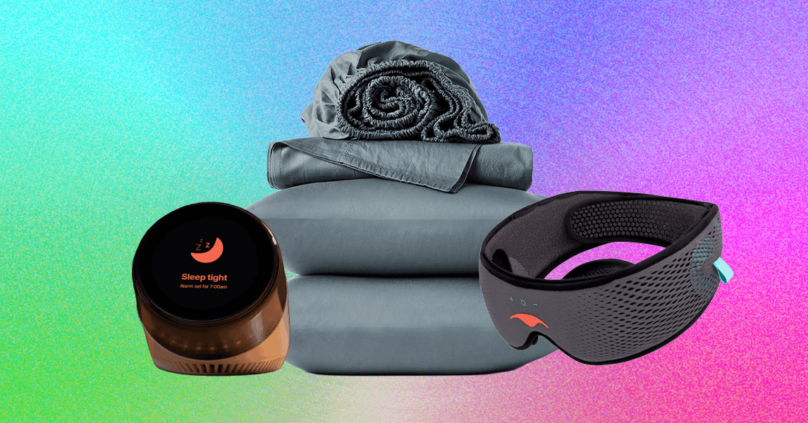 Unlock Your Best Rest: A Sleep Coach's Top Picks for Sleep Week 2026 Deals 3 A person sleeping peacefully on a comfortable mattress, surrounded by various sleep products and tech.