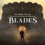 The Elder Scrolls: Blades game logo with a notification of server shutdown