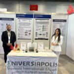 Representatives from Universiapolis Agadir's Polytechnic School proudly display their gold and silver medals and the Thailand Award at the International Exhibition of Inventions Geneva.