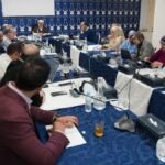 Abdelilah Benkirane, secrétaire général du PJD, lors d'une réunion du parti.