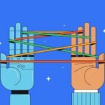 Beyond Manual: How AI Empowers Startups to Outpace Competitors and Scale Smarter 5 A founder using AI tools to manage and scale their startup, with data dashboards and a clear workflow.
