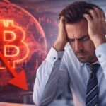 A person looking at a complex financial chart with a confused expression, symbolizing common investing mistakes.