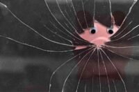 A futuristic quantum computer interface interacting with Bitcoin symbols, representing the quantum threat to cryptocurrency.