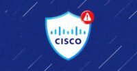 Cisco logo with a padlock, symbolizing security patches and vulnerability fixes.