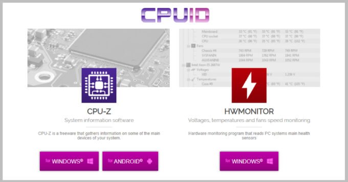CPUID Website Compromised: Popular Hardware Tools Deliver Potent STX RAT Malware 8 Illustration of a computer chip or hardware monitoring software interface with a warning sign, representing the CPUID website breach and malware distribution.