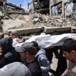 صورة تجمع لقطات لأحداث متفرقة في غزة ومضيق هرمز وشخصيات سياسية.