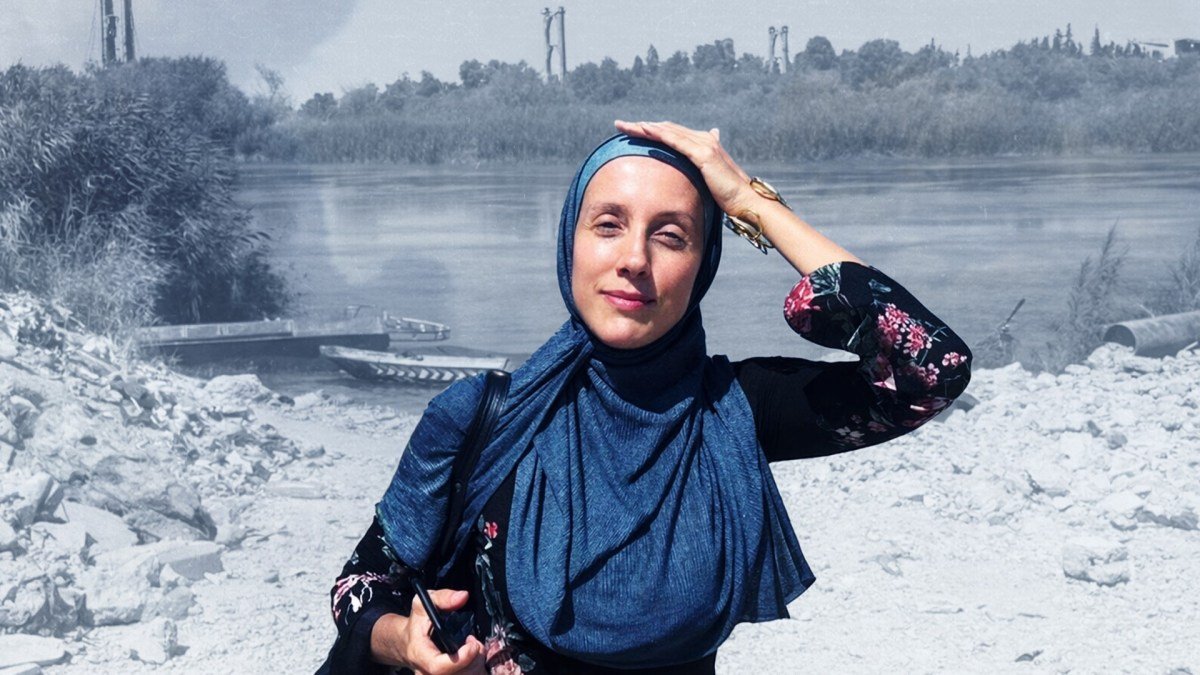 صورة للصحافية شيلي كيتلسون أو لمشهد من بغداد