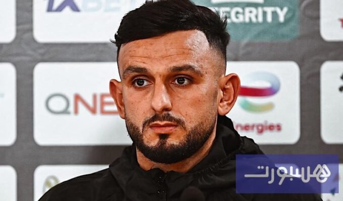 حمزة الموساوي لاعب نهضة بركان وشعار الكاف