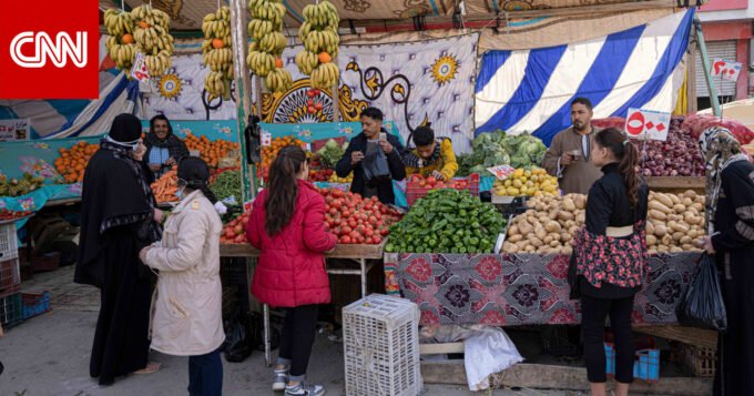 صورة توضيحية للسوق المصري أو سلع استراتيجية مع شعار الحكومة المصرية