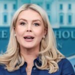 البيت الأبيض يؤكد استمرار "الخط الأحمر" الأمريكي ضد تخصيب إيران لليورانيوم وسط مفاوضات وقف إطلاق النار 6 المتحدثة باسم البيت الأبيض كارولين ليفيت تتحدث في مؤتمر صحفي، مع إشارة إلى موقف الإدارة الأمريكية من تخصيب اليورانيوم الإيراني.