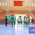 المنتخب المغربي لكرة القدم داخل القاعة يختتم استعداداته لمواجهة الرأس الأخضر في دوري بركان الدولي 8 صورة للمنتخب المغربي لكرة القدم داخل القاعة خلال حصة تدريبية استعدادًا لمباراة الرأس الأخضر في دوري بركان.