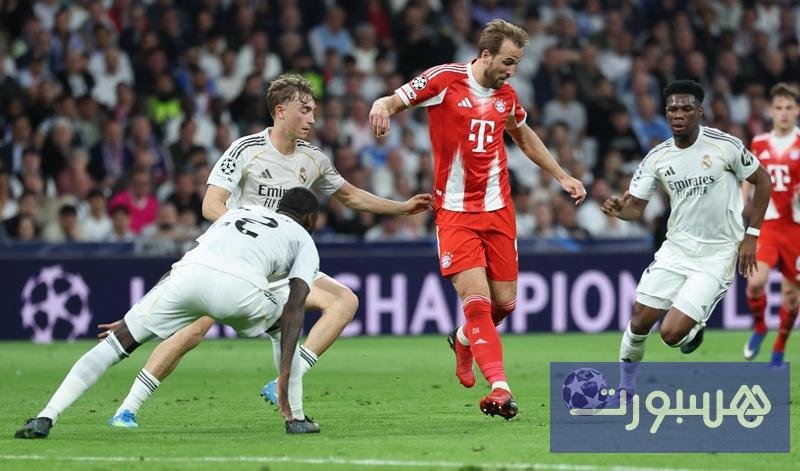 بايرن ميونخ يحقق انتصارًا مهمًا على ريال مدريد في ذهاب ربع نهائي دوري أبطال أوروبا 3 لاعبو بايرن ميونخ يحتفلون بهدف ضد ريال مدريد في مباراة دوري أبطال أوروبا