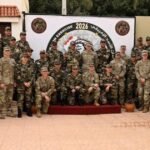 صورة لجنود من جنسيات مختلفة يشاركون في تدريبات عسكرية ضمن تمرين الأسد الإفريقي بالمغرب