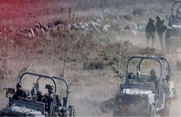 آليات عسكرية إسرائيلية وطائرات مسيرة تتوغل في ريف درعا الغربي بسوريا.