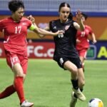 كأس آسيا للشابات: "النشميات" تسعين لتعويض الخسارة أمام كوريا الجنوبية 6 صورة لاعبات المنتخب الأردني للشابات في مباراة بكأس آسيا