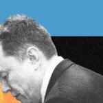 Elon Musk testifying in court, with OpenAI co-founder Greg Brockman observing, during the legal battle over the company's early power dynamics.