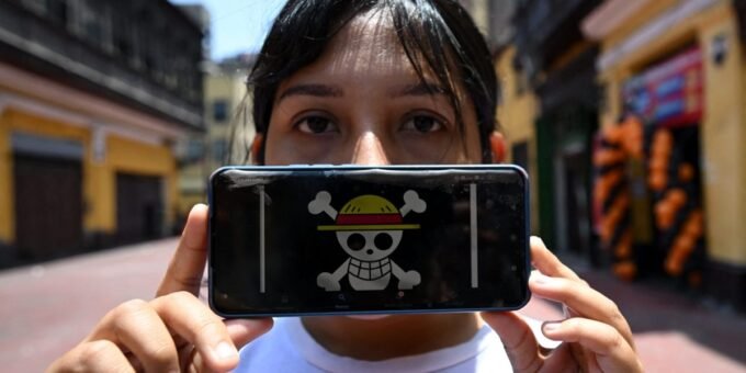 A young person (Gen Z) looking at financial charts on a laptop, surrounded by symbols of money, debt, and digital currency.