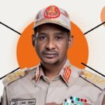 Soudan : Les soutiens d'Hemetti, clés de sa résilience face à al-Burhane 5 Le général Mohamed Hamdane Daglo, dit Hemetti, figure clé du conflit au Soudan, en uniforme militaire.