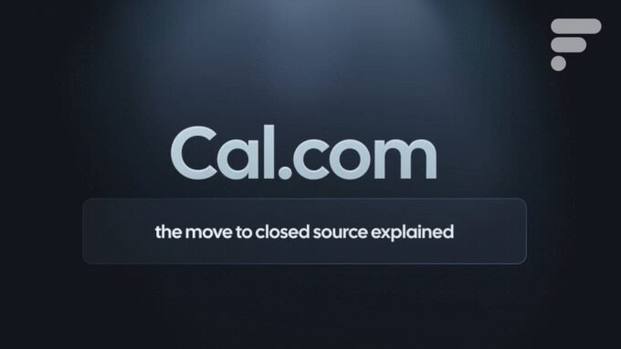 Illustration d'un robot ou d'une intelligence artificielle menaçant un symbole open source ou du code.