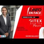 Rachid Ressani, spécialiste Tech et porte-parole de l'APEBI, en discussion avec Rachid Hallaouy lors de l'émission 'L'Info en Face' spéciale GITEX Africa 2026.