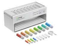 Linogy Li-ion rechargeable batteries and charging station