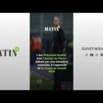 L'entraîneur Mohamed Ouahbi dirigeant un entraînement des Lions de l'Atlas, symbolisant le nouveau départ pour la Coupe du monde 2026.