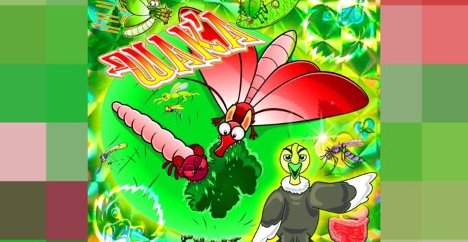 Album art for Los Thuthanaka's EP 'Wak'a', featuring abstract imagery that evokes a sunrise or a mystical landscape.