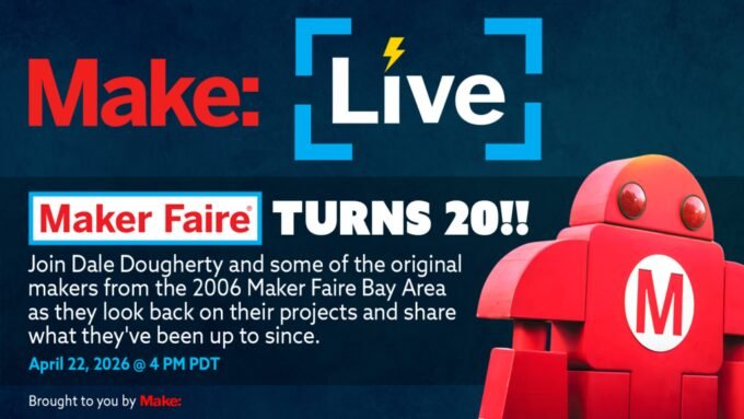 Original makers and founder Dale Dougherty celebrating the 20th anniversary of Maker Faire Bay Area