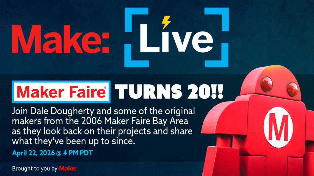 Original makers and founder Dale Dougherty celebrating the 20th anniversary of Maker Faire Bay Area