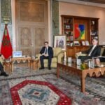 Nasser Bourita, Ministre des Affaires étrangères, lors d'un point de presse à Rabat, évoquant l'alliance Maroc-USA.