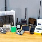 A comparison of Meshtastic node hardware, including the LilyGo T-Echo, Seeed SenseCAP Card Tracker T1000-E, and LilyGo T-Deck, showcasing diverse form factors.